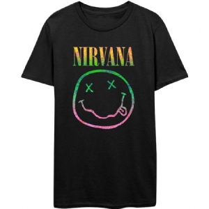 NIrvana - Nirvana Unisex Tee : Sorbet Ray Smiley i gruppen ÖVRIGT / MK Test 5 hos Bengans Skivbutik AB (4042882r)