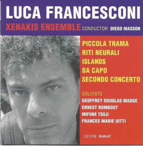 Xenakis Ensemble - Luca Francesconi i gruppen CD / Klassiskt,Övrigt hos Bengans Skivbutik AB (4045643)