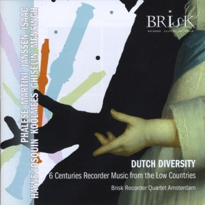 Brisk Recorder Quartet - Dutch Diversity i gruppen CD / Klassiskt,Övrigt hos Bengans Skivbutik AB (4046148)