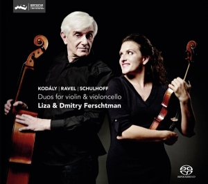 Liza & Dmitry Ferschtman - Duos For Violin & Violoncello i gruppen CD / Klassiskt,Övrigt hos Bengans Skivbutik AB (4046179)