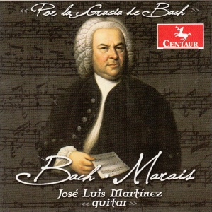 Jose Luis Martinez - Por La Gracia De Bach i gruppen CD / Klassiskt,Övrigt hos Bengans Skivbutik AB (4047427)