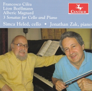 Heled Simca - 3 Sonatas For Cello & Piano i gruppen CD / Klassiskt,Övrigt hos Bengans Skivbutik AB (4048005)