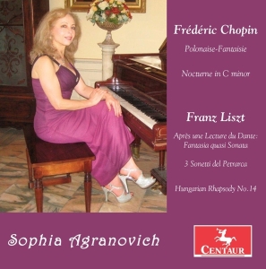 Sophia Agranovich - Piano Works i gruppen CD / Klassiskt,Övrigt hos Bengans Skivbutik AB (4049710)