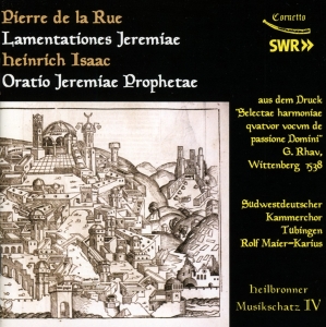 Maier-Karius Suedwestdeutscher Kammerorchester - Lamentationes Jeremiae i gruppen CD / Klassiskt,Övrigt hos Bengans Skivbutik AB (4050188)