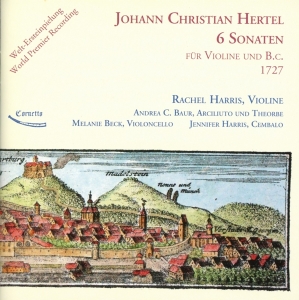 Johann Christian Hertel - 6 Sonaten Fur Violine Und B.C. i gruppen CD / Klassiskt,Övrigt hos Bengans Skivbutik AB (4050197)