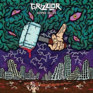 Grizzlor - Hammer Of Life i gruppen VINYL / Rock hos Bengans Skivbutik AB (4075107)