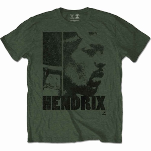 Jimi Hendrix - Let Me Live Green Uni T-Shirt i gruppen MERCHANDISE / T-shirt / Pop-Rock hos Bengans Skivbutik AB (4089078r)