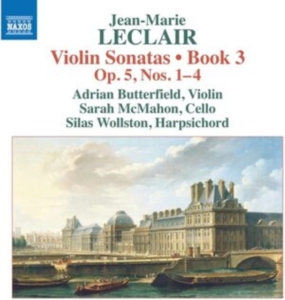 Leclair Jean-Marie - Violin Sonatas - Book 3, Op. 5, Nos i gruppen Externt_Lager / Naxoslager hos Bengans Skivbutik AB (4117566)