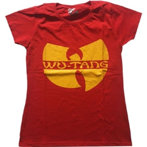 Wu-tang Clan - Wu-Tang Clan Ladies T-Shirt : Logo i gruppen ÖVRIGT / MK Test 5 hos Bengans Skivbutik AB (4132149r)