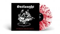 Onslaught - Power From Hell (White/Red Splatter i gruppen VINYL / Hårdrock hos Bengans Skivbutik AB (4133804)