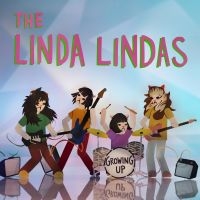 The Linda Lindas - Growing Up (Purple/Milky White Marb i gruppen VINYL / Pop-Rock,Punk hos Bengans Skivbutik AB (4134632)