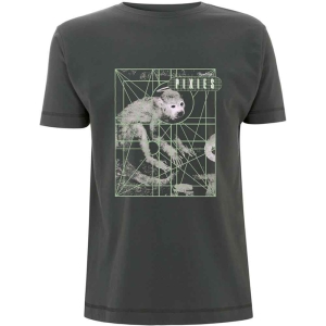 Pixies - Monkey Grid Uni Char T-Shirt i gruppen MERCHANDISE / T-shirt / Nyheter / Pop-Rock hos Bengans Skivbutik AB (4141170r)