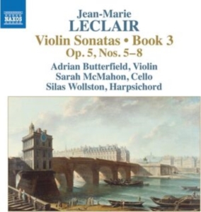 Leclair Jean-Marie - Violin Sonatas, Book 3, Op. 5, Nos. i gruppen Externt_Lager / Naxoslager hos Bengans Skivbutik AB (4146952)