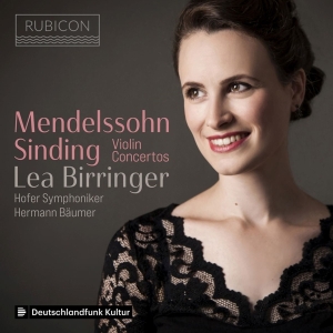 Lea Birringer - Sinding Mendelssohn Violin Concertos i gruppen CD / Klassiskt,Övrigt hos Bengans Skivbutik AB (4147078)