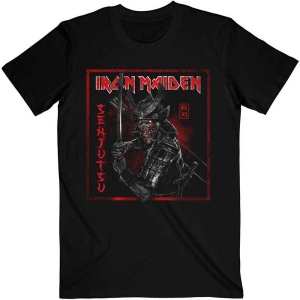 Iron Maiden - Senjutsu Cover Distressed Red Uni Bl i gruppen MERCHANDISE / T-shirt / Hårdrock hos Bengans Skivbutik AB (4153287r)