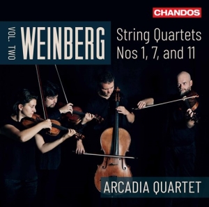 Weinberg Mieczyslaw - String Quartets, Vol. 2 - Nos. 1, 7 i gruppen VI TIPSAR / Julklappstips CD hos Bengans Skivbutik AB (4155918)