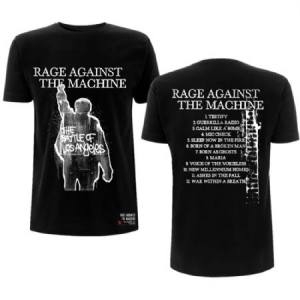 Rage Against The Machine - Bola Album Cover Uni Bl T-Shirt i gruppen MERCHANDISE / T-shirt / Hårdrock hos Bengans Skivbutik AB (4165183r)