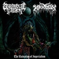 Terminal Nation / Kruelty - Ruination Of Imperialism (Blue Clou i gruppen VINYL / Hårdrock hos Bengans Skivbutik AB (4171664)