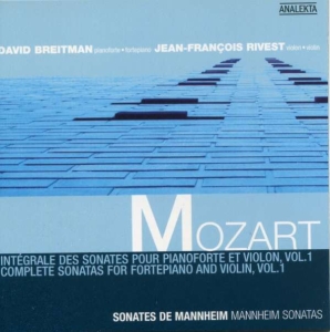 Rivest Jean-Francois Breitman Da - Mozart: Complete Sonatas For Fortep i gruppen Externt_Lager / Naxoslager hos Bengans Skivbutik AB (4176337)