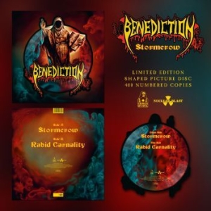 Benediction - Stormcrow (Vinyl Picture Disc Shape i gruppen VINYL / Hårdrock/ Heavy metal hos Bengans Skivbutik AB (4178202)