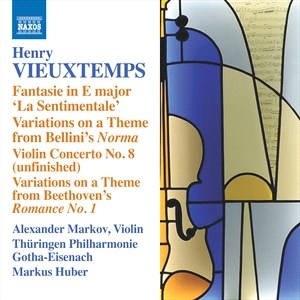 Vieuxtemps Henri - Fantasie 'La Sentimentale' Variati i gruppen Externt_Lager / Naxoslager hos Bengans Skivbutik AB (4180841)