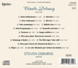 Debussy Claude - Early And Late Piano Pieces i gruppen Externt_Lager / Naxoslager hos Bengans Skivbutik AB (4184325)