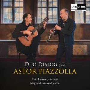 Dan Larsson & Magnus Grönlund - Duo Dialog Plays Astor Piazzolla i gruppen VI TIPSAR / Julklappstips CD hos Bengans Skivbutik AB (4185548)