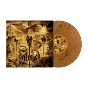 Defleshed - Grind Over Matter (Brown/Black Swir i gruppen VINYL / Hårdrock hos Bengans Skivbutik AB (4189130)