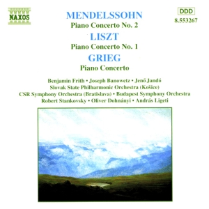 Mendelssohn/Liszt/Grieg - Piano Concertos i gruppen VI TIPSAR / Julklappstips CD hos Bengans Skivbutik AB (4189880)