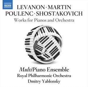 Various - Levanon, Martin, Poulenc & Shostako i gruppen Externt_Lager / Naxoslager hos Bengans Skivbutik AB (4192108)