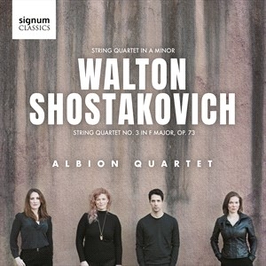 Shostakovich Dmitri Walton Willi - Walton: String Quartet In A Minor i gruppen VI TIPSAR / Julklappstips CD hos Bengans Skivbutik AB (4192668)