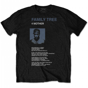 2Pac - Unisex T-Shirt: Family Tree i gruppen ÖVRIGT / MK Test 5 hos Bengans Skivbutik AB (4212218r)