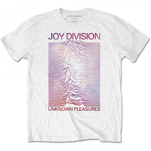 Joy Division - Unisex T-Shirt: Space - Unknown Pleasures Gradient i gruppen ÖVRIGT / MK Test 5 hos Bengans Skivbutik AB (4212497r)