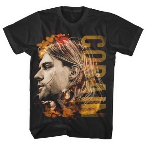 Kurt Cobain - Unisex T-Shirt: Coloured Side View i gruppen Minishops / Nirvana hos Bengans Skivbutik AB (4212516r)