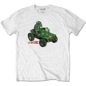Gorillaz - Gorillaz Unisex T-Shirt: Green Jeep i gruppen ÖVRIGT / MK Test 5 hos Bengans Skivbutik AB (4219666r)