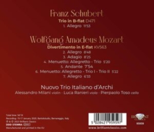 Mozart Wolfgang Amadeus - Divertimento, Kv563 i gruppen Externt_Lager / Naxoslager hos Bengans Skivbutik AB (4225696)