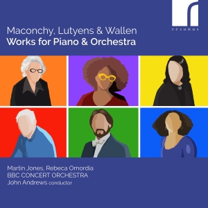 Maconchy Elizabeth Lutyens Elisa - Works For Piano & Orchestra i gruppen Externt_Lager / Naxoslager hos Bengans Skivbutik AB (4227818)