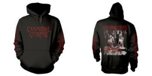 Cannibal Corpse - Hood -  Butchered At Birth (M) i gruppen MERCHANDISE / Hoodies / Hårdrock hos Bengans Skivbutik AB (4230320)