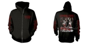 Cannibal Corpse - Zip-Hood -  Butchered At Birth (L) i gruppen MERCHANDISE / Hoodies / Hårdrock hos Bengans Skivbutik AB (4230379)