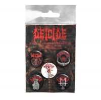 Deicide - Button Badge Set i gruppen MERCHANDISE / Merch / Hårdrock hos Bengans Skivbutik AB (4231149)