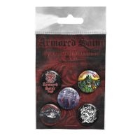 Armored Saint - Button Badge Set i gruppen MERCHANDISE / Merch / Hårdrock hos Bengans Skivbutik AB (4231151)