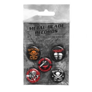 Metal Blade Records - Button Badge Set i gruppen ÖVRIGT / Merchandise hos Bengans Skivbutik AB (4231154)