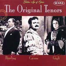 Original Tenors - Björling-Caruso-Gigli i gruppen CD / Klassiskt,Pop-Rock hos Bengans Skivbutik AB (4234974)