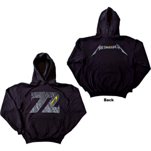 Metallica - 74 Seasons Charred Logo Bl Hoodie i gruppen MERCHANDISE / Hoodies / Hårdrock hos Bengans Skivbutik AB (4236905)