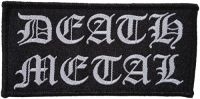 Death Metal - Patch Death Metal (4,8 X 9,9 Cm) i gruppen MERCHANDISE / Merch / Hårdrock hos Bengans Skivbutik AB (4238926)