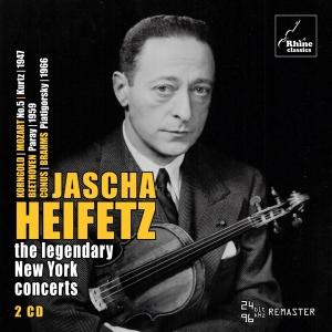 Jascha Heifetz - The Legendary New York Concerts i gruppen CD / Klassiskt,Övrigt hos Bengans Skivbutik AB (4240849)