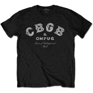 Cbgb - Cbgb Classic Logo Uni Bl T-Shirt i gruppen MERCHANDISE / T-shirt / Nyheter / Pop-Rock hos Bengans Skivbutik AB (4243565r)