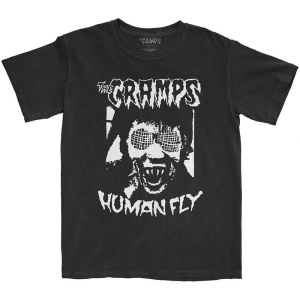 Cramps - Human Fly Uni Bl T-Shirt i gruppen MERCHANDISE / T-shirt / Nyheter / Punk hos Bengans Skivbutik AB (4243570r)