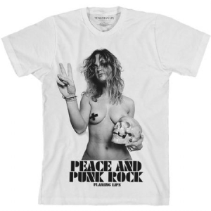 The Flaming Lips - Unisex T-Shirt: Peace & Punk Rock Girl i gruppen ÖVRIGT / MK Test 5 hos Bengans Skivbutik AB (4243582r)