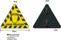 Sound Pollution - Pin - Logo (4Cm) i gruppen MERCHANDISE / Merch / Hårdrock hos Bengans Skivbutik AB (4259484)